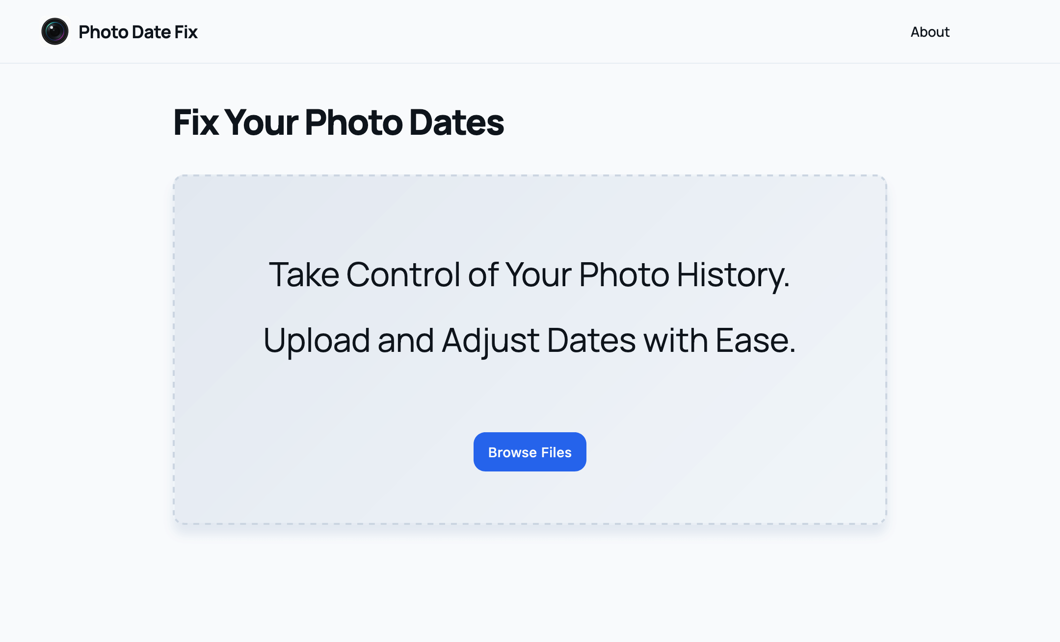 Photo Date Fix screenshot