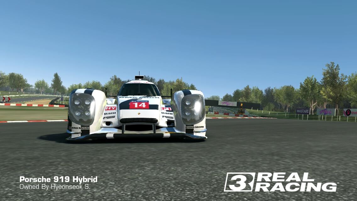 Real Racing 3 - Porsche 919 Hybrid Front View